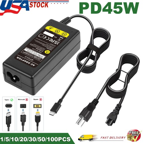 Lot 45w usb adapter laptop - 45w,